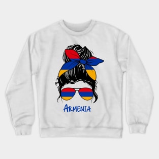 Armenia girl, Proud Flag, Armenia gift heritage, Armenian girlFriend Crewneck Sweatshirt